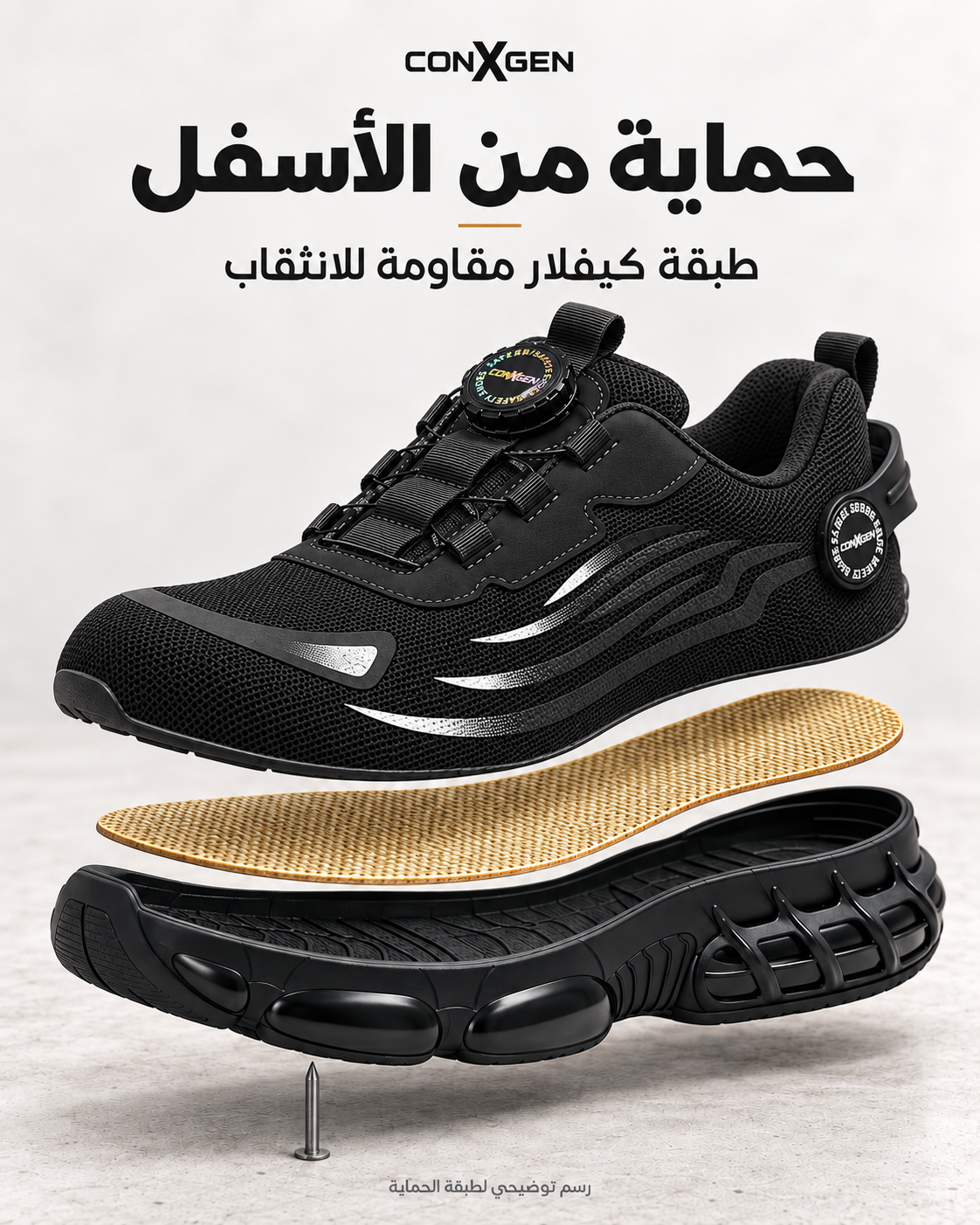 Conx New Round Black